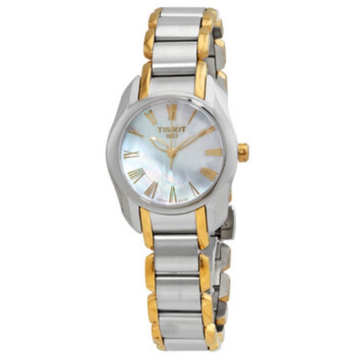 Picture of TISSOT T-Wave Quartz White Mother of Pearl Dial Two-tone Ladies Watch