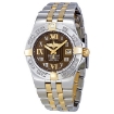 Picture of BREITLING Galactic 30 Two-Tone Brown Dial Ladies Watch B71340L2-Q562TT