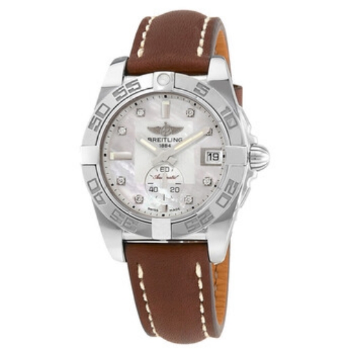 Picture of BREITLING Galactic 36 Automatic Mother of Pearl Diamond Dial Watch A3733012/A717-999Z