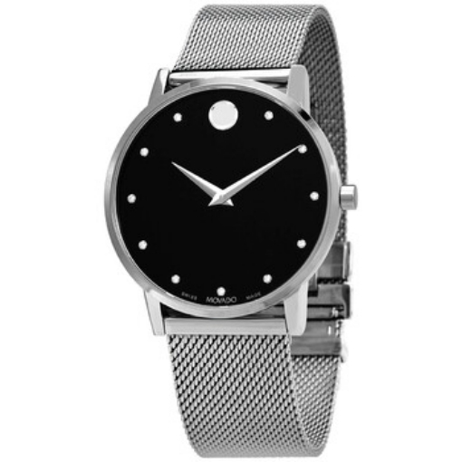 Picture of MOVADO Museum Quartz Diamond Black Dial Ladies Watch