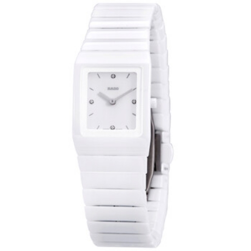 Picture of RADO Ceramica White Diamond Dial Ladies Ceramic Watch