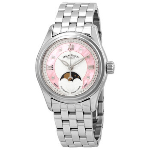 Picture of ARMAND NICOLET M03-2 Automatic Pink Mother of Pearl Dial Ladies Watch