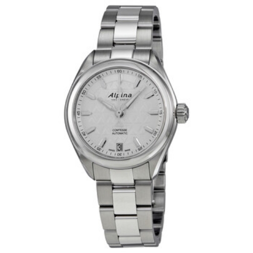 Picture of ALPINA Comtesse Automatic Guilloche Dial Stainless Steel Ladies Watch