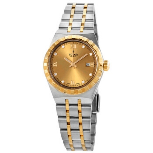 Picture of TUDOR Royal Automatic Diamond Champagne Dial 28 mm Ladies Watch