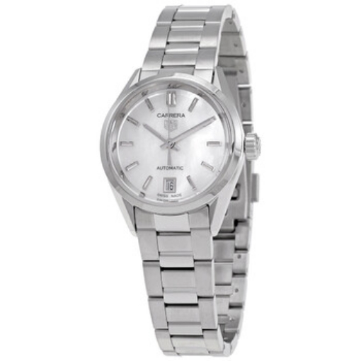 Picture of TAG HEUER Carrera Automatic White Dial Ladies Watch