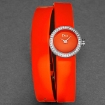 Picture of DIOR La D De Quartz Orange Dial Ladies Watch