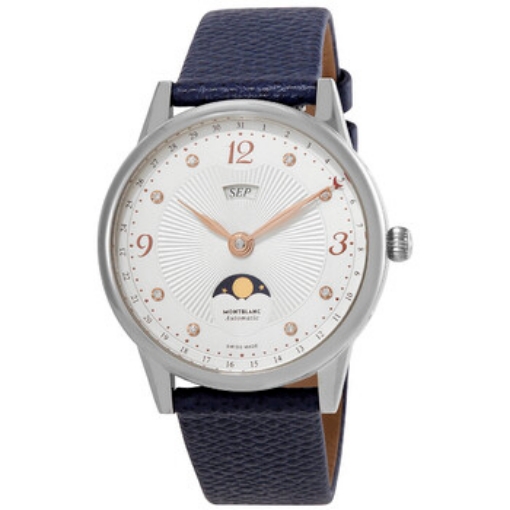 Picture of MONTBLANC Boheme Automatic Moon Phase Diamond White Dial Ladies Watch