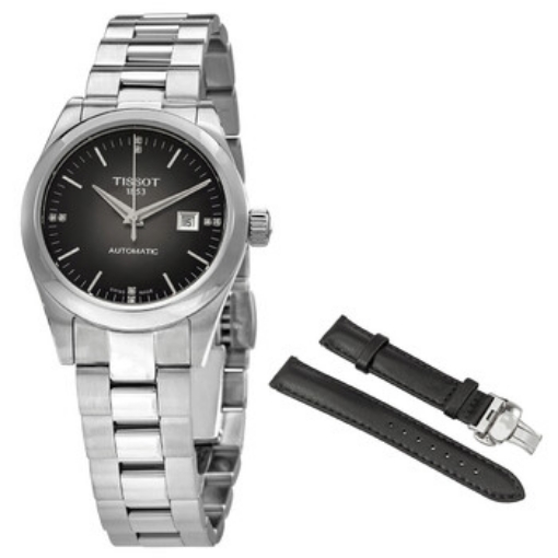 Picture of TISSOT T-My Lady Automatic Diamond Anthracite Dial Ladies Watch