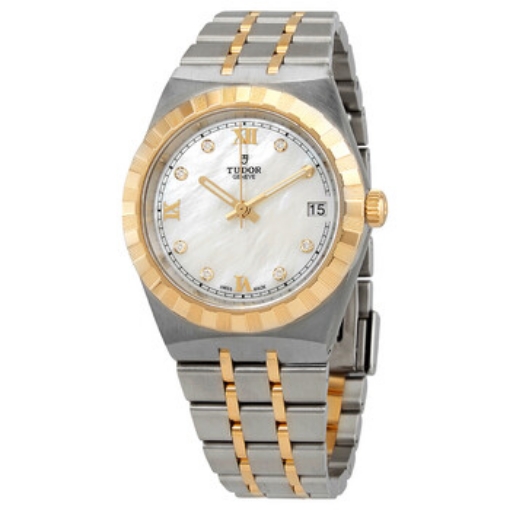 Picture of TUDOR Royal Automatic Diamond Mother of Pearl Dial Unisex Watch