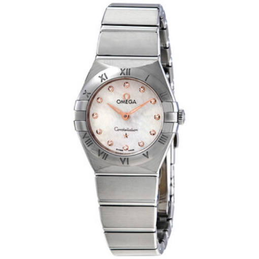 Picture of OMEGA Constellation Manhattan Diamond Silver Dial Ladies Watch