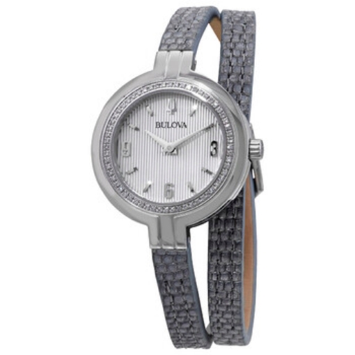 Picture of BULOVA Rhapsody Quartz White Dial Ladies Watch