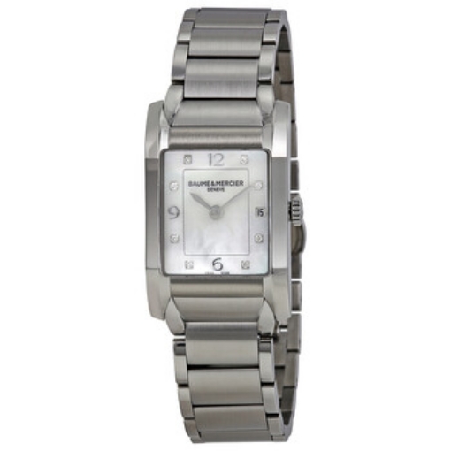 Picture of BAUME ET MERCIER Baume and Mercier Hampton Mother of Pearl Diamond Dial Ladies Watch