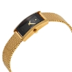 Picture of MOVADO La Nouvelle Black Dial Yellow Gold PVD Ladies Watch