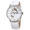 Picture of EDOX Les Vauberts Open Heart White Mother of Pearl Dial Ladies Watch