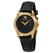 Picture of GUCCI G-Timeless Black Dial Black Leather Ladies Watch