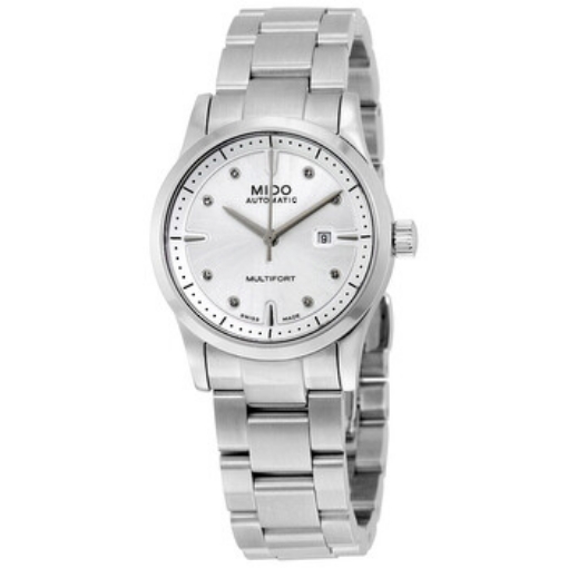 Picture of MIDO Multifort Automatic Silver Dial Ladies Watch M005.007.11.036.00