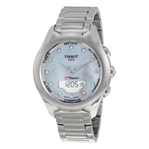 Picture of TISSOT T-Touch Expert Solar Perpetual Alarm Chronograph Diamond Ladies Watch