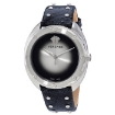 Picture of VERSACE Shadov Quartz Silver / Black Dial Ladies Watch