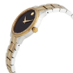 Picture of MOVADO Quartz Black Dial Two-tone Ladies Watch