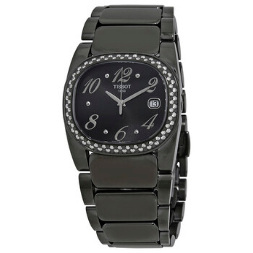 Picture of TISSOT T-Moments Black Dial Black PVD Ladies Watch T0093101105702