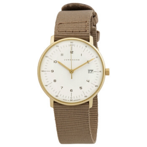 Picture of JUNGHANS Max Bill Damen Quartz White Dial Ladies Watch 047 / 7055.04