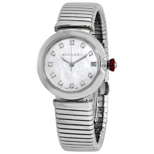 Picture of BVLGARI Lucea Automatic Diamond Mother of Pearl Dial Ladies Watch