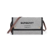 Picture of BURBERRY Horseferry Print Canvas Phone Pouch