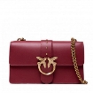 Picture of PINKO Love Classic Icon Simply Crossbody Bag In Cordovan Leather