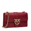 Picture of PINKO Love Classic Icon Simply Crossbody Bag In Cordovan Leather