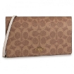 Picture of COACH Ladies Hayden Foldover Chalk/Tan Crossbody Clutch