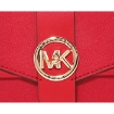 Picture of MICHAEL KORS Ladies Greenwich Small Saffiano Leather Crossbody Bag - Crimson