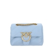 Picture of PINKO Ladies Light Blue Mini Love Puff Maxi Quilt Crossbody