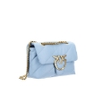 Picture of PINKO Ladies Light Blue Mini Love Puff Maxi Quilt Crossbody