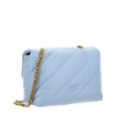 Picture of PINKO Ladies Light Blue Mini Love Puff Maxi Quilt Crossbody