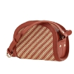 Picture of A.P.C. Ladies Demi Lune Mini Crossbody Bag - Nutmeg