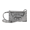 Picture of SALVATORE FERRAGAMO Viva Bow Lame Leather Mini Crossbody Bag