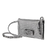 Picture of SALVATORE FERRAGAMO Viva Bow Lame Leather Mini Crossbody Bag