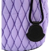 Picture of MONCLER Ladies Logo Detailed Drawstring Quilted Crossbody Bag- Purple
