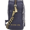 Picture of MICHAEL KORS Ginny Medium Woven Leather Crossbody- ADMIRAL/OPWT