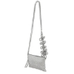 Picture of KARA Ladies Silver Crystal Knot Crossbody Bag