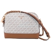 Picture of MICHAEL KORS White Large Logo Dome Crossbody Bag