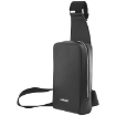 Picture of AMBUSH Black Leather One Shoulder Crossbody Bag