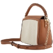 Picture of MICHAEL KORS Ladies Karlie Small Canvas And Leather Crossbody Bag