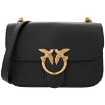 Picture of PINKO Love Bell Simply Shoulder Crossbody Bag in Black