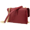 Picture of PINKO Ladies Dark Red Mini Love Soft Crossbody Bag