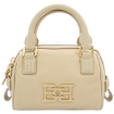Picture of BALLY Ladies Fossil / Yellow Gold Logo-Plaque Leather Mini Bag