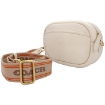 Picture of COACH Ladies Chalk Pebbled Leather Camera Bag