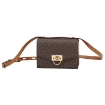 Picture of MICHAEL KORS Ladies Hendrix Extra-small Logo Convertible Crossbody Bag - Brown