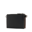 Picture of BURBERRY Dark Birch Brown Check Link Pouch Crossbody Bag