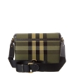 Picture of BURBERRY Ladies Note Vintage Check Cross Body Bag In Military Green